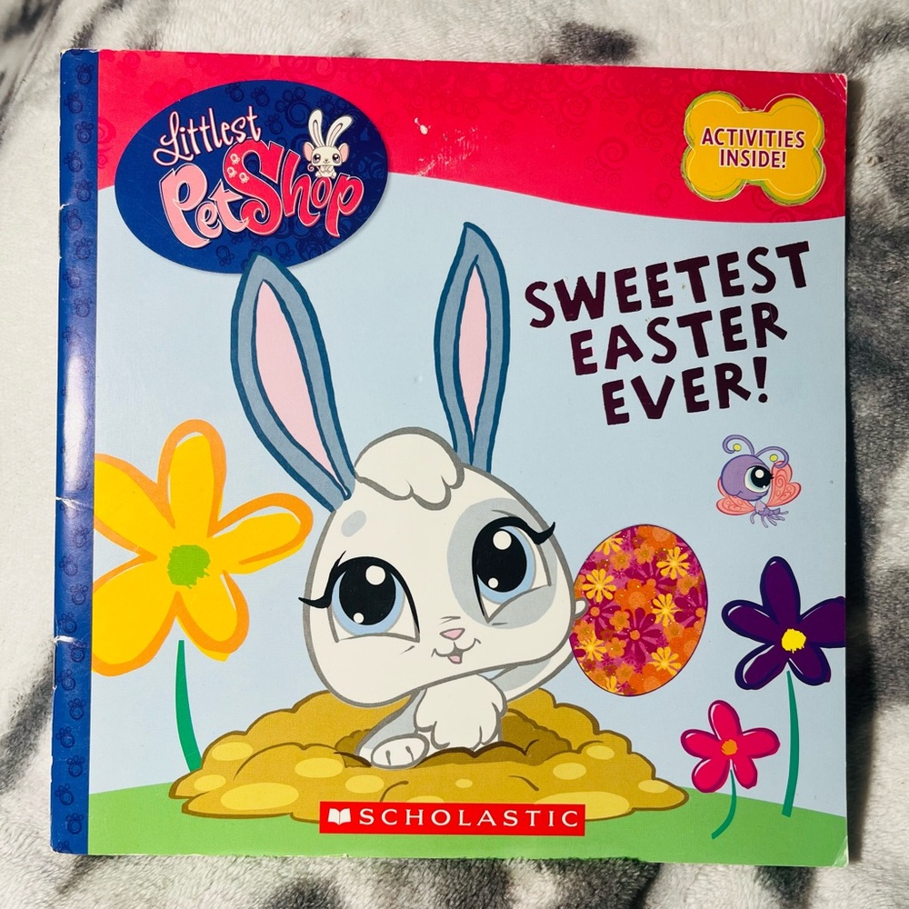 2008 Littlest Pet Shop Paperback Children’s Activity Book- Sweetest Easter Ever